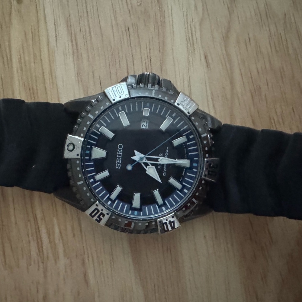 Seiko Black Dial Watch